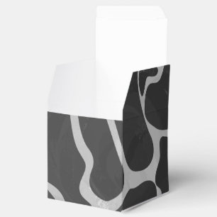 Giraffe Schwarz und Light Gray Print Geschenkschachtel