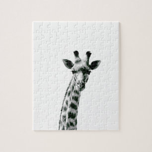 Giraffe Schwarzweiss Puzzle