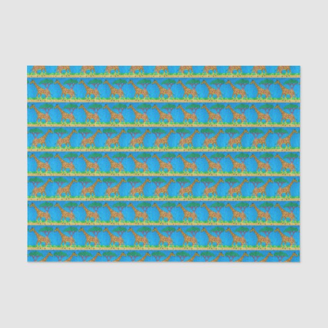 Giraffe - Seidenpapier (Vorderseite)