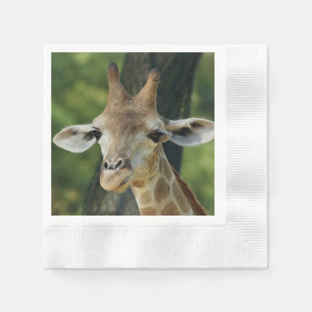 Giraffe Serviette (Vorderseite)