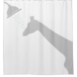 Giraffe Shadow Silhouette Shadow Buddies in Dusche Duschvorhang