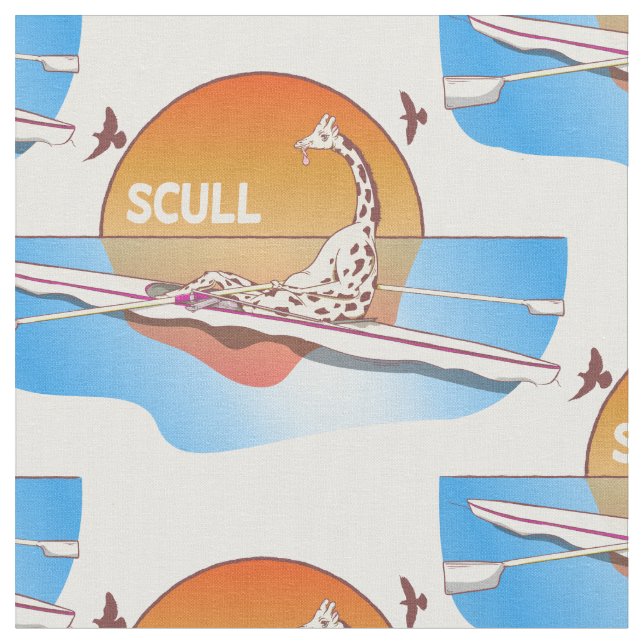 Giraffe-Single-Skulpturenboot Stoff (Nahaufnahme)