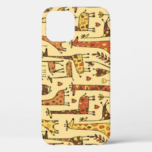 Giraffe Sketch, Spaß Nahtloses Design. Case-Mate iPhone Hülle