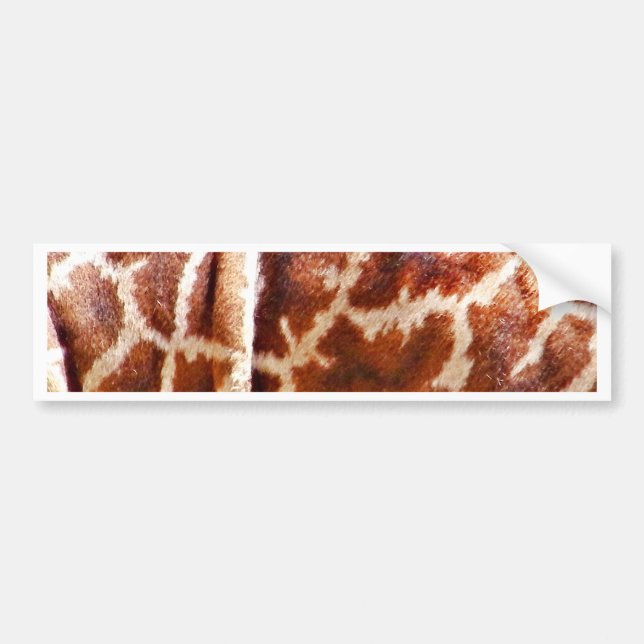 Giraffe Skin_ Autoaufkleber (Vorne)