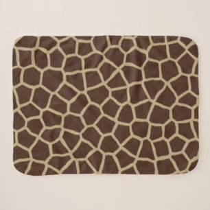 Giraffe Skin Baby Blanket Klein Sherpadecke