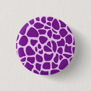 Giraffe Skin Lila Texture-23324 Button
