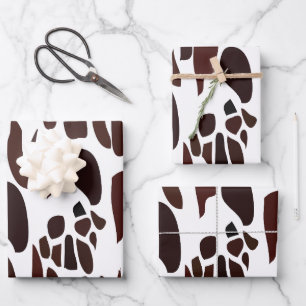 Giraffe Skin Pattern Geschenkpapier Set