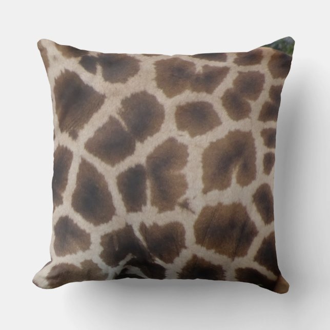 Giraffe Skin Pattern Throw Pillow Kissen (Vorderseite)