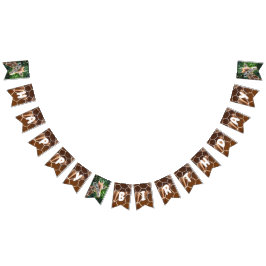 Giraffe & Skin Print Happy Birthday Bunting Flag Wimpelkette
