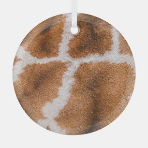 Giraffe Skin: Realistische Tiertextur Ornament Aus Glas