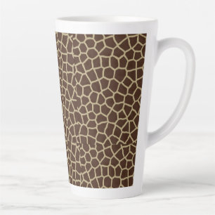 Giraffe Skin Texture Brown Muster-65241 Milchtasse