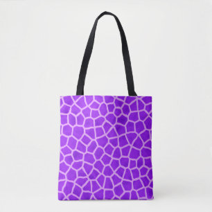 Giraffe Skin Texture Lila Farbmuster
