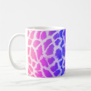 Giraffe Skin Texture Rainbow Color Pattern Kaffeetasse