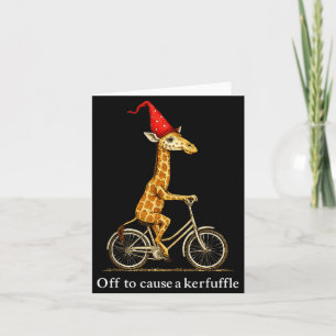 Giraffe sorgt für Wirbel Karte