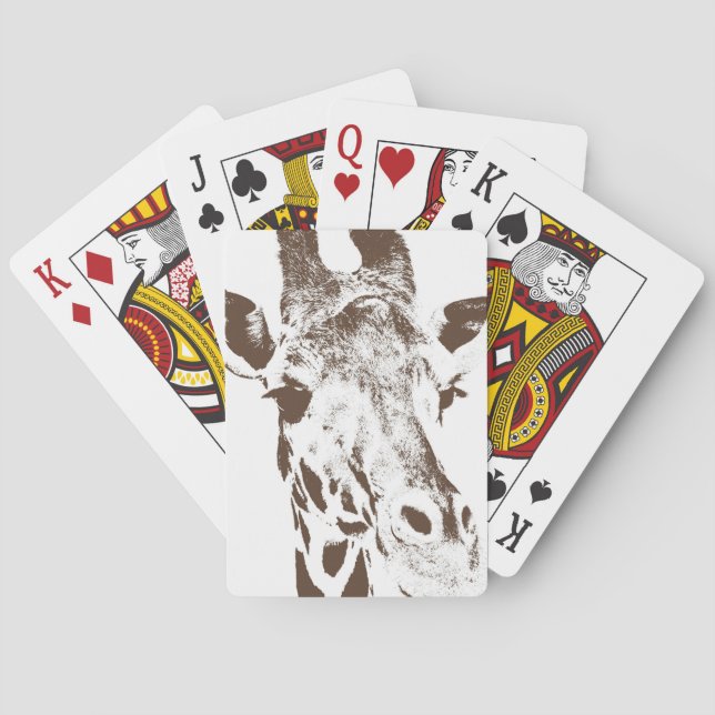 Giraffe Spielkarten (Rückseite)