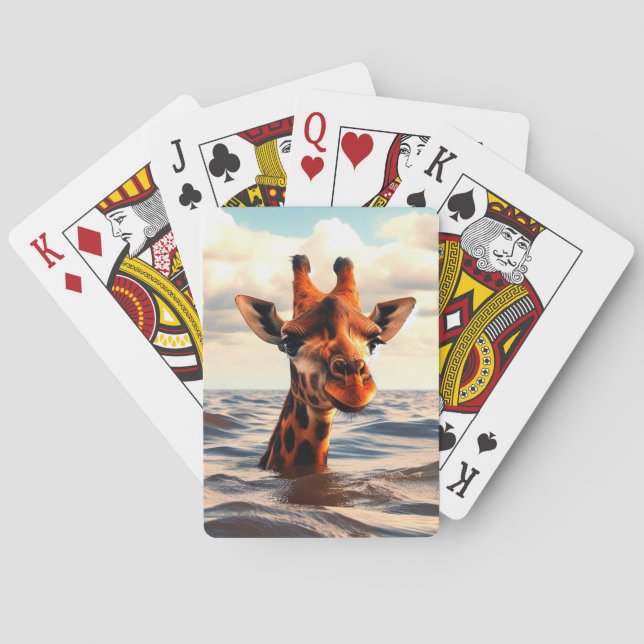 Giraffe Spielkarten (Rückseite)