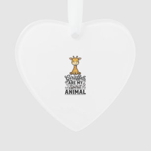 Giraffe Spirit Animal Vintage Gravur T-Shirt Desi Ornament