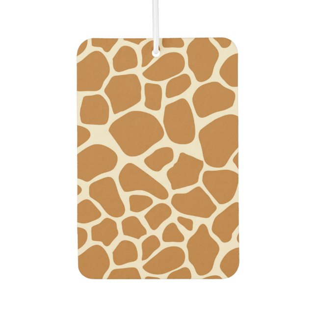 Giraffe Spots Car Air Freshener Autolufterfrischer (Vorderseite)