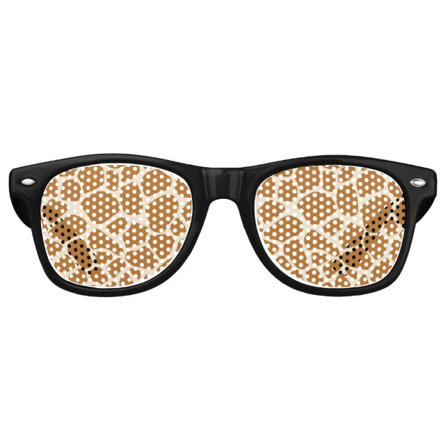 Giraffe Spots Party Shades Partybrille (Vorderseite)