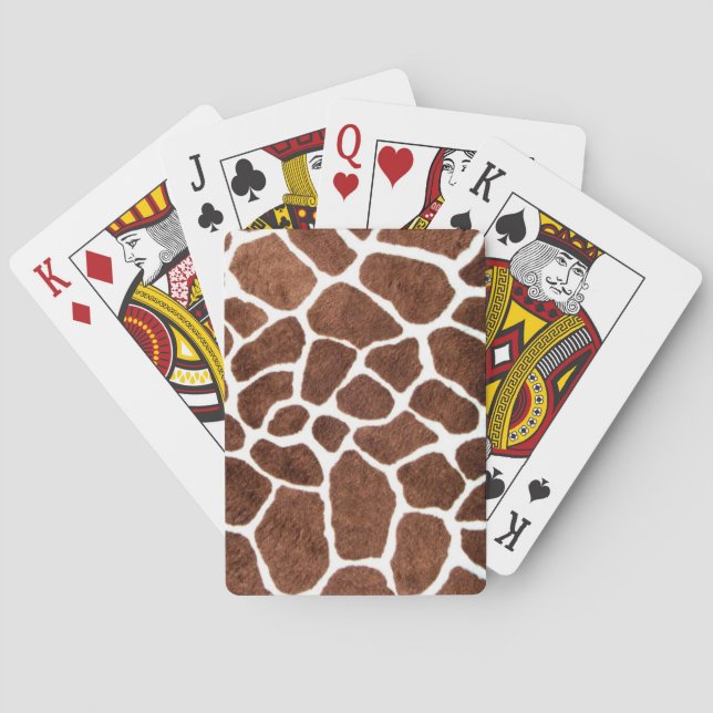 Giraffe Spots Spielkarten (Rückseite)