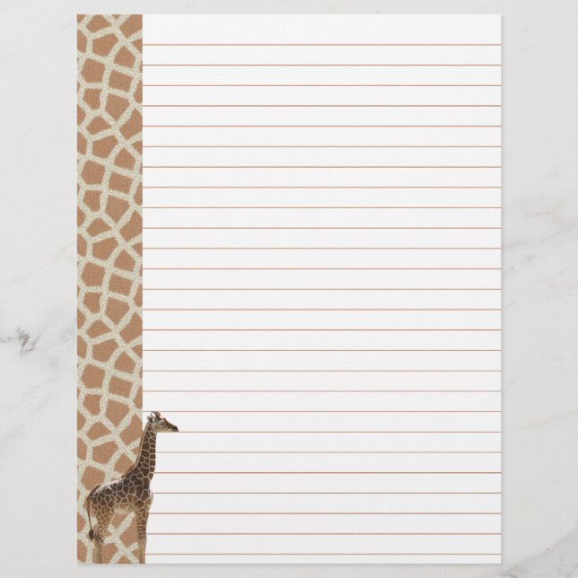 Giraffe Stationary (Vorderseite)