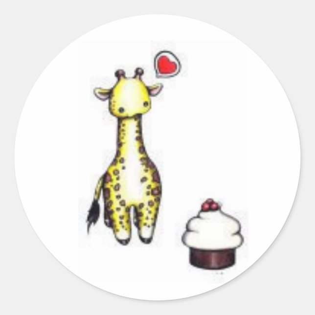Giraffe Stickers (Vorderseite)
