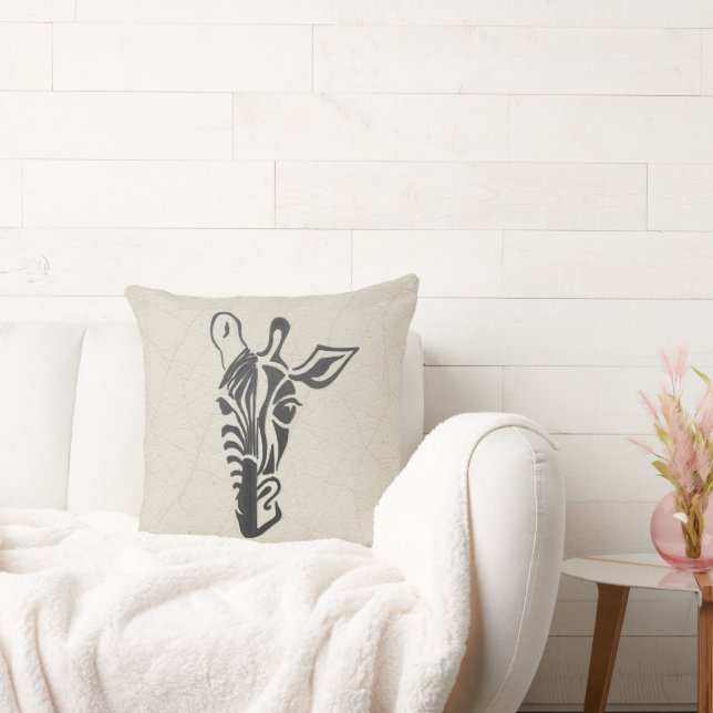 Giraffe – stilvolles Dekokissen (Liege)