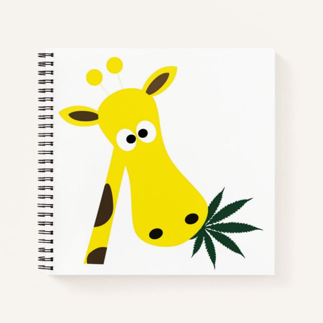 Giraffe Stoned Notizbuch (Vorderseite)