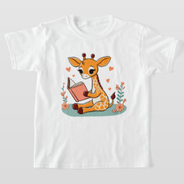 Giraffe Storytime T - Shirt
