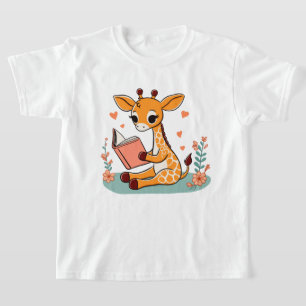 Giraffe Storytime T - Shirt