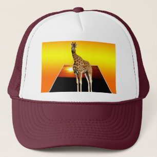 Giraffe Sunshine Pop Out Art, Truckerkappe
