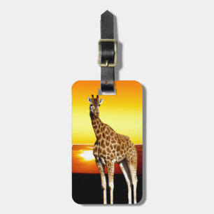 Giraffe Sunshine Popout Art, Gepäckanhänger