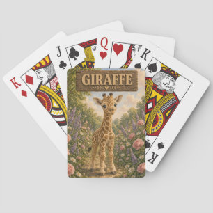 Giraffe Süßes Baby-Geschichtenbuch-Nursery-Tier Spielkarten