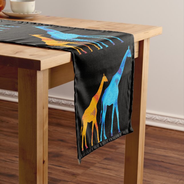 Giraffe Table Runner Kurzer Tischläufer (Beispiel)