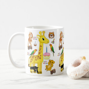 Giraffe Tasse Happy Birthday Tasse