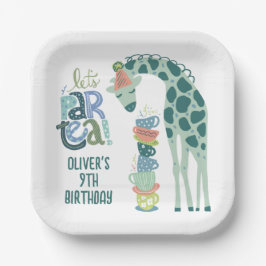 Giraffe Tee Party Kindergeburtstag Party Pappteller