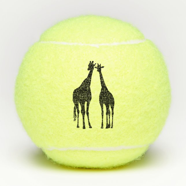 Giraffe Tennisbälle (Vorderseite)