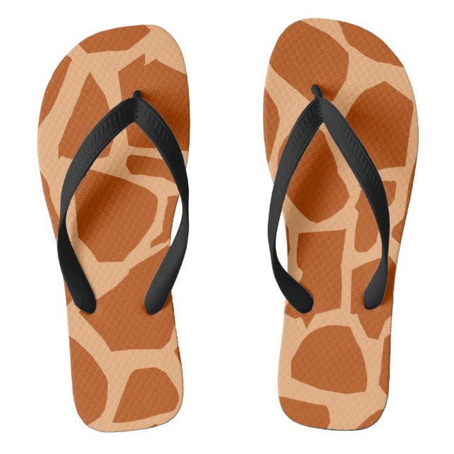 Giraffe Texture Flip Flops (Fußbett)