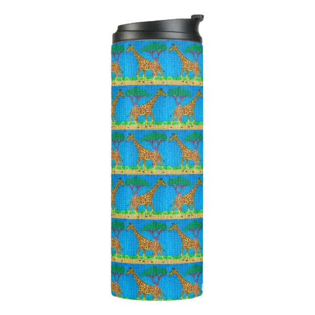 Giraffe - Thermobecher Thermosbecher (Nach links gedreht)