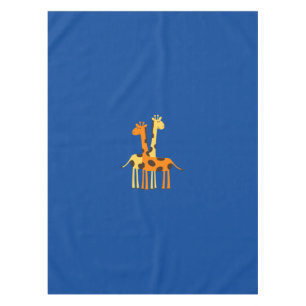 Giraffe tief blau tischdecke