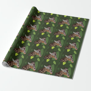 Giraffe Tier Geschenkpapier