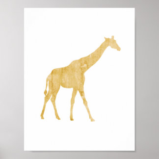 Giraffe, Tier, Safari-Stil, Boy-Zimmer-Poster Poster