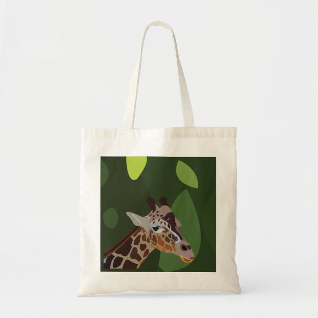 Giraffe Tierdarstellung Tragetasche (Vorne)