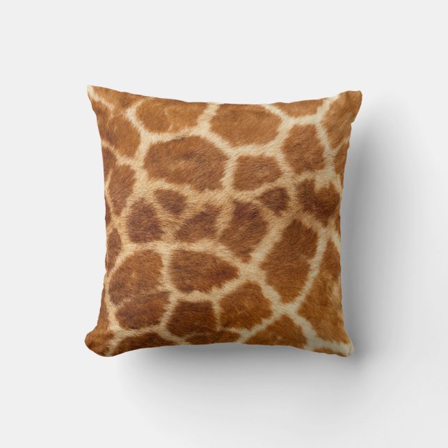 Giraffe-Tierdruck-Dekorateur Kissen (Vorderseite)
