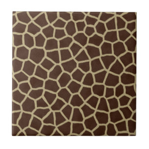 Giraffe Tierdruck Fliese