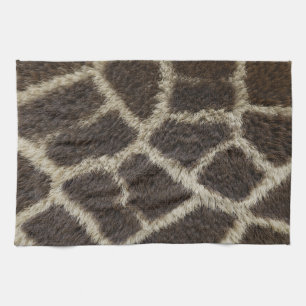 Giraffe Tierfell Haut Textur wild Leder Muster Geschirrtuch