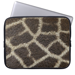 Giraffe Tierfell Haut Textur wild Leder Muster Laptopschutzhülle