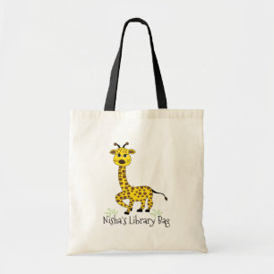 Giraffe Tierkids Buchbibliothek Tragetasche