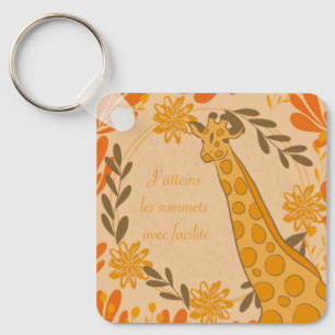 Giraffe,Totemtier,Chakra,positive Affirmation Schlüsselanhänger