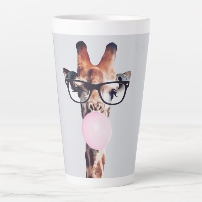 GIRAFFE TRAINGGLASSEN KAFFEE TASSE (Vorderseite)